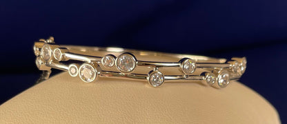 Boodle Bangle with Cubic Zirconias
