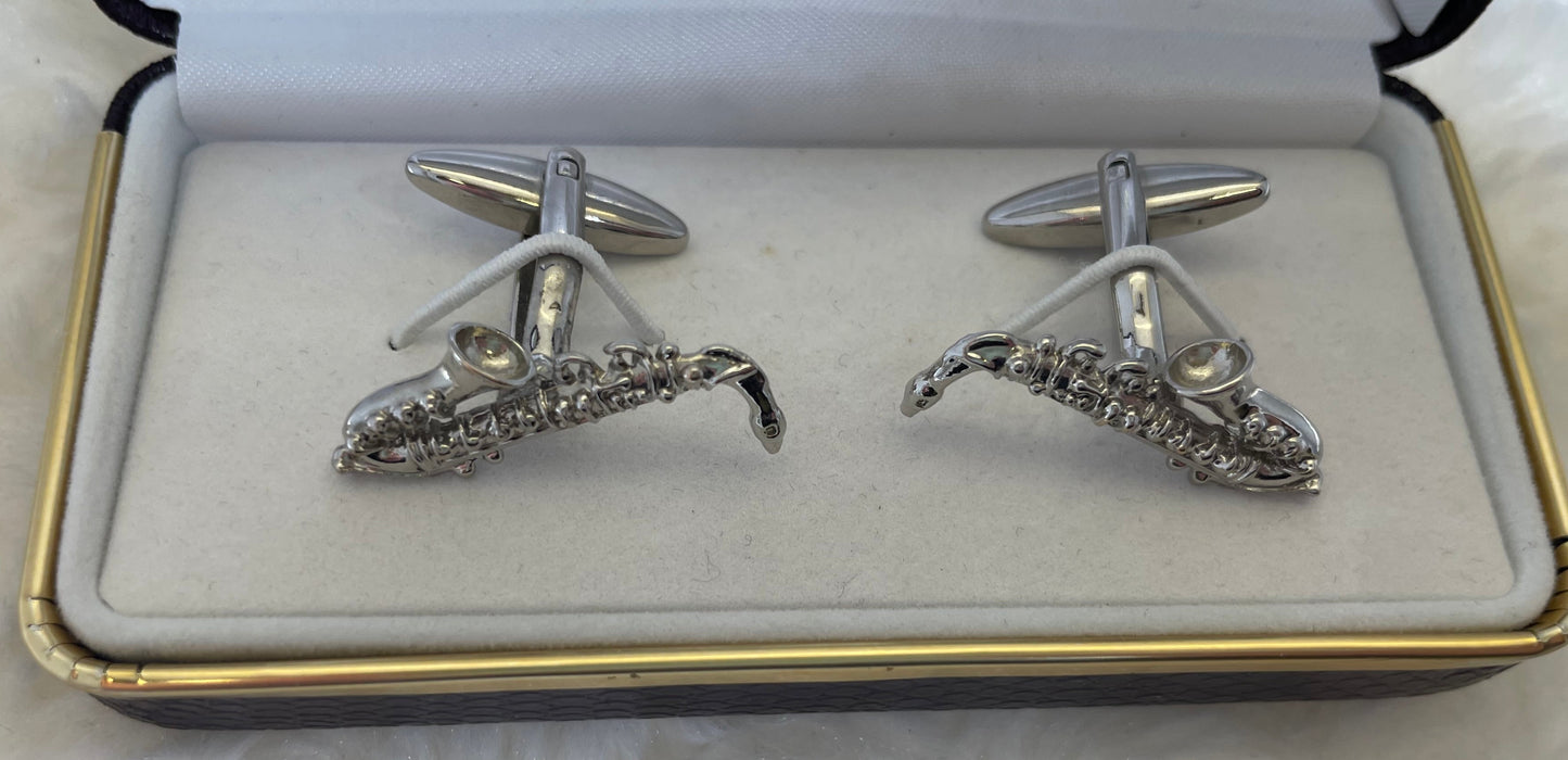 Saxophone Cufflinks