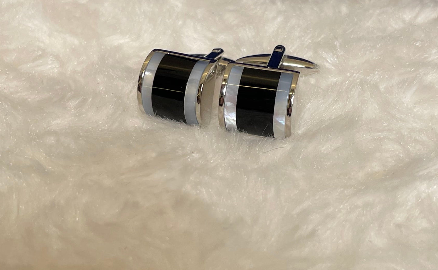 Onyx & Mother of Pearl Cufflinks