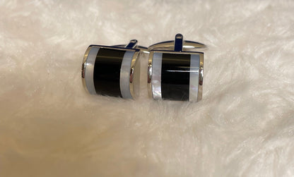 Onyx & Mother of Pearl Cufflinks