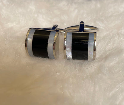 Onyx & Mother of Pearl Cufflinks