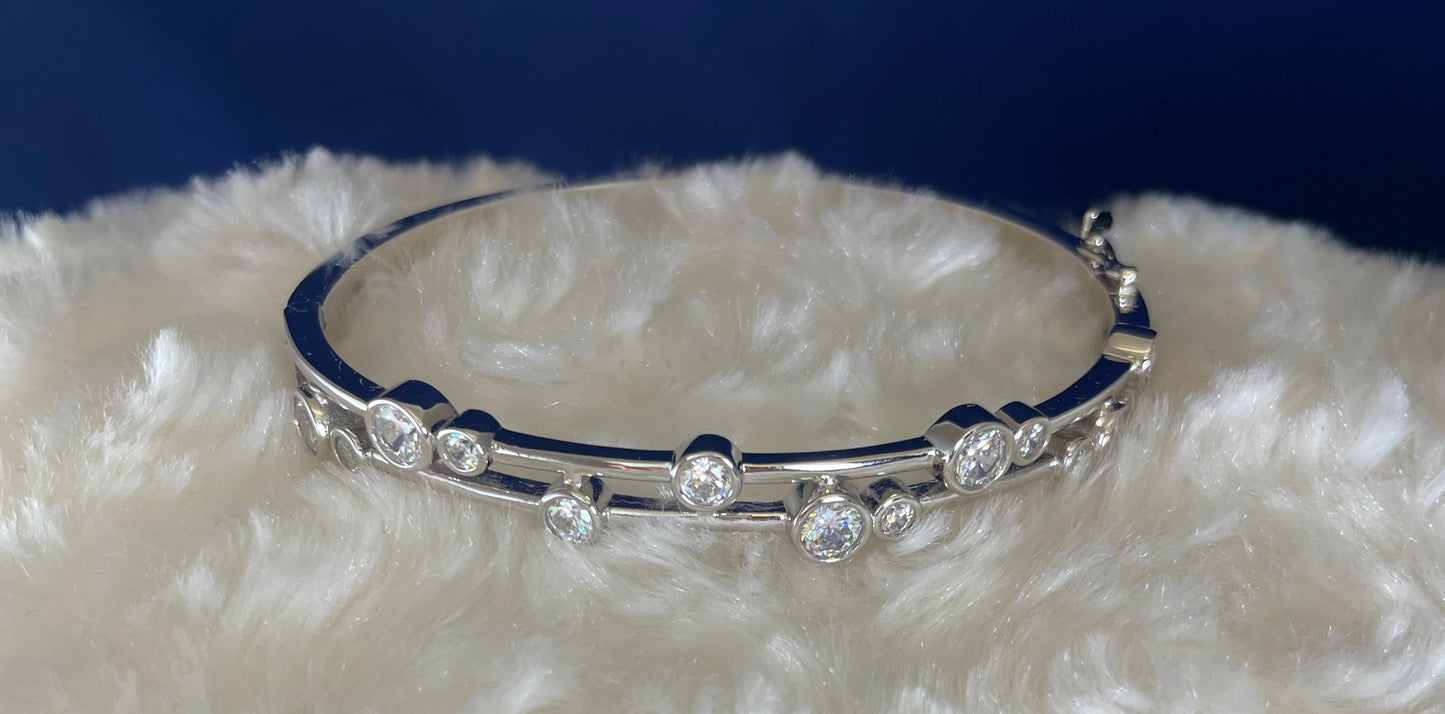Boodle Bangle with Cubic Zirconias