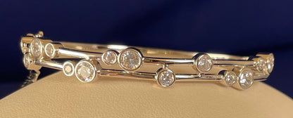 Boodle Bangle with Cubic Zirconias