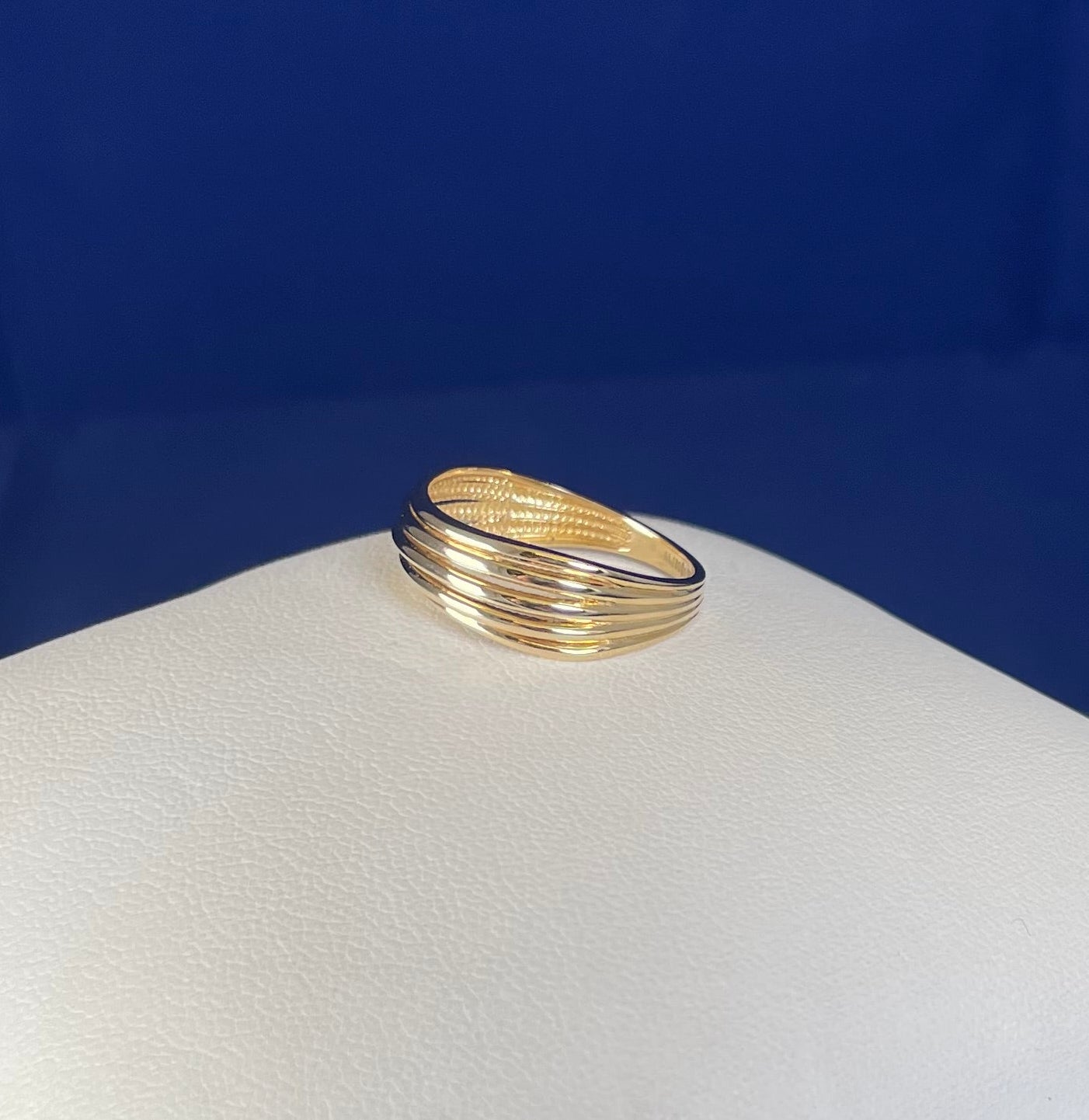 14ct Yellow Gold Five Row Ring