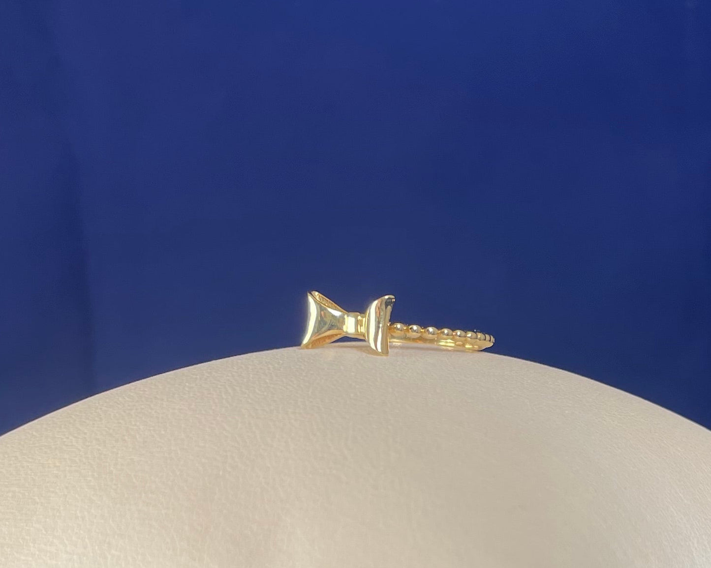 14ct Yellow Gold Bow Style Dress Ring