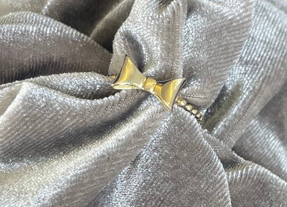 14ct Yellow Gold Bow Style Dress Ring
